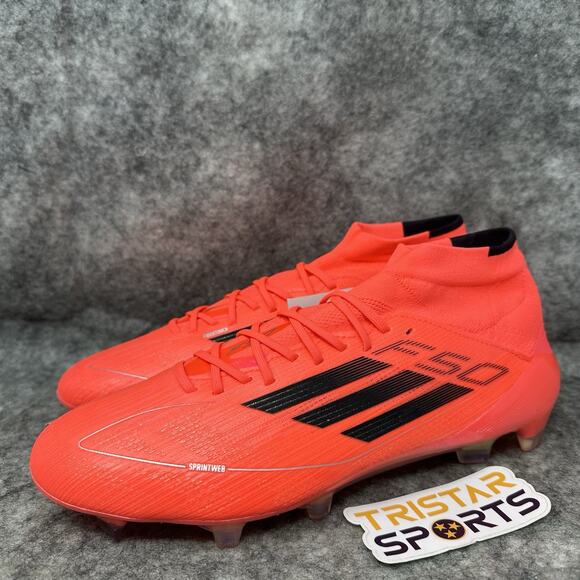Adidas F50 Elite Mid FG Soccer Cleats Womens Sz 10 Mens Sz 9 Vivid Horizon - Picture 1 of 9